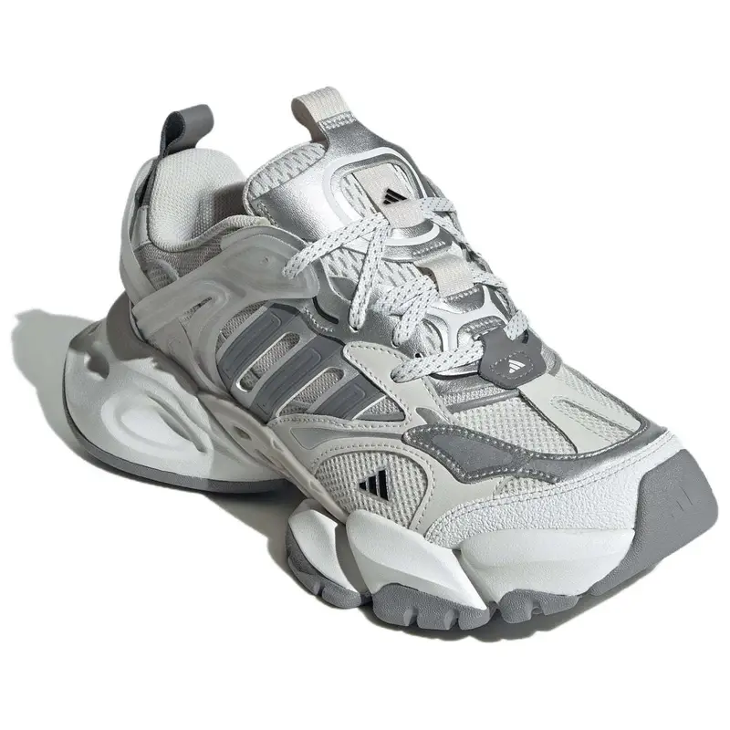 XLG Runner Deluxe Grigio Argento Sneakers Unisex Bianco JP5761 35⅔ miniatura 5