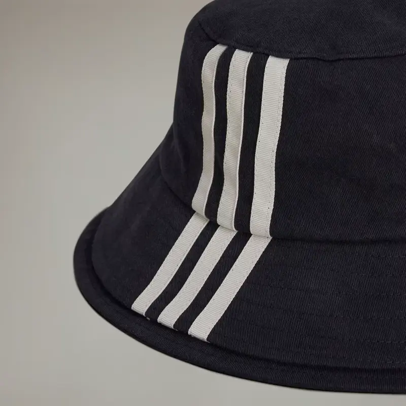 Y-3 3-Stripes Bucket Hat Black miniatura 3