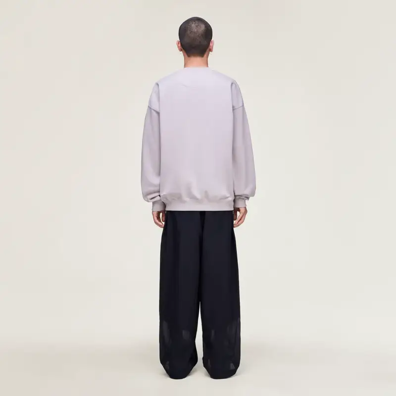 Y-3 Brushed Terry Crew Sweatshirt Light Brown miniatura 3