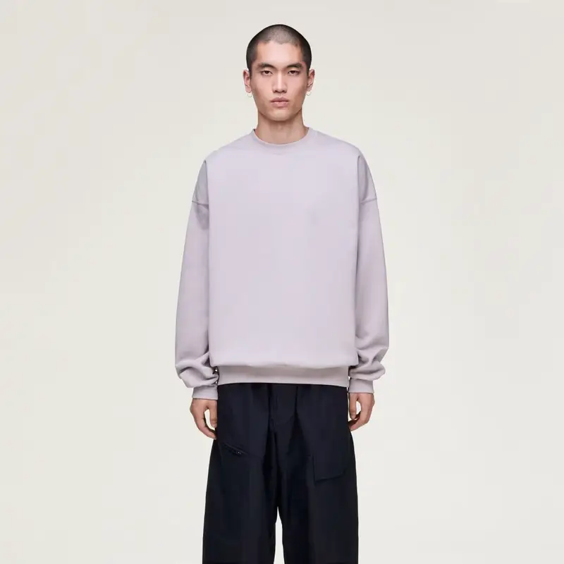 Y-3 Brushed Terry Crew Sweatshirt Light Brown