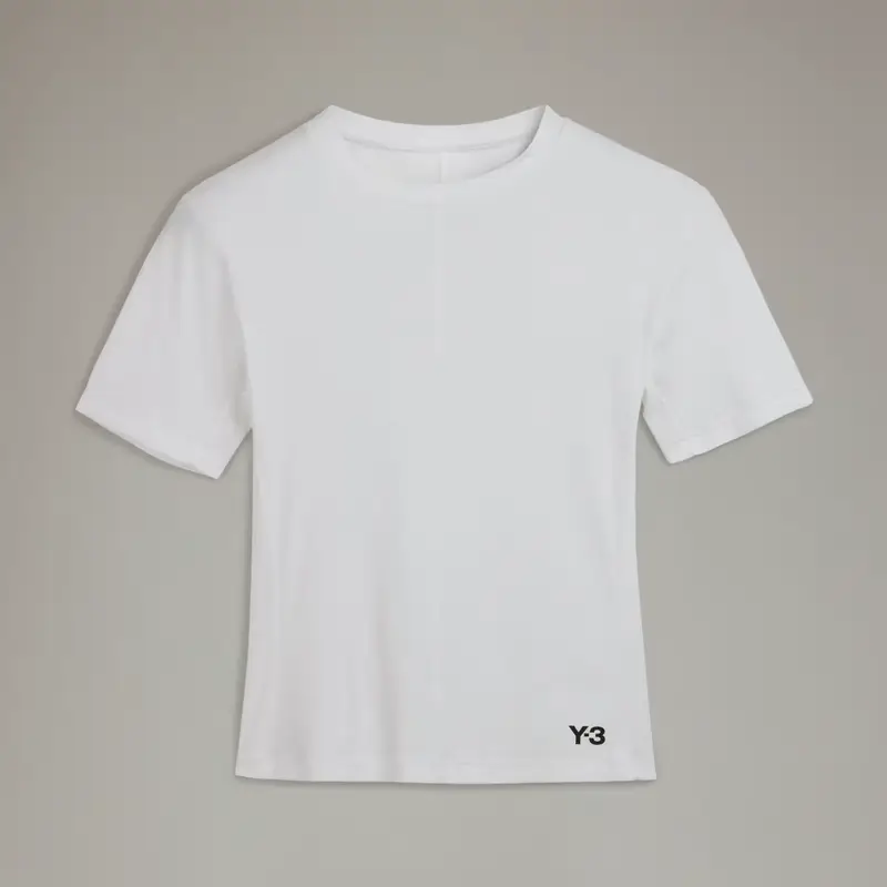 Y-3 Fitted Short Sleeve Tee Core White