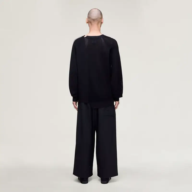 Y-3 LOGO KNIT SWEATER Black miniatura 3