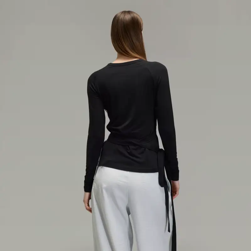 Y-3 Long Sleeve Tee Black miniatura 3