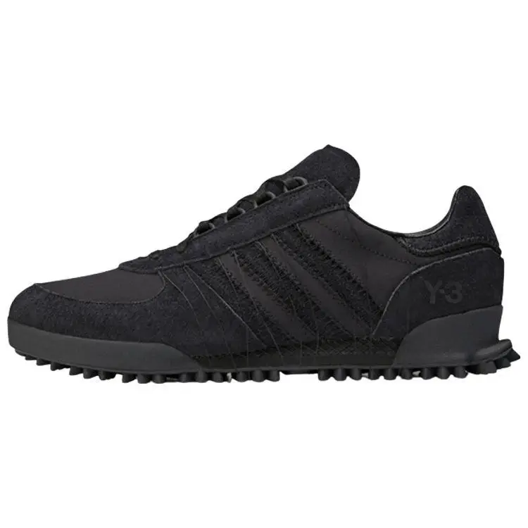 Y-3 Marathon Triple Black Sneakers Unisex HP3126 40