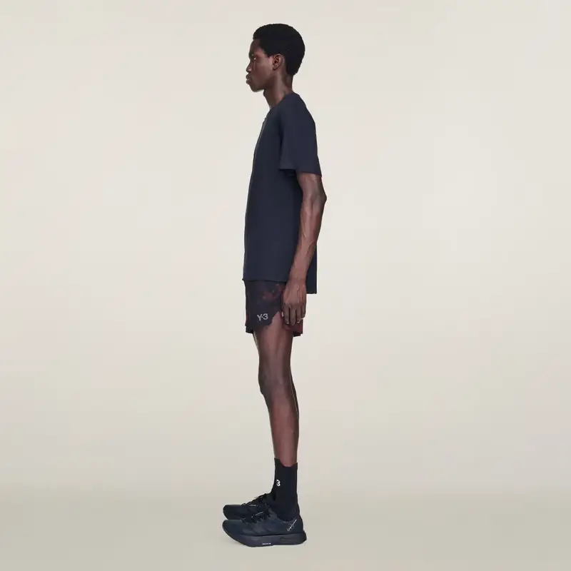 Y-3 Running Short Sleeve Tee Black miniatura 2