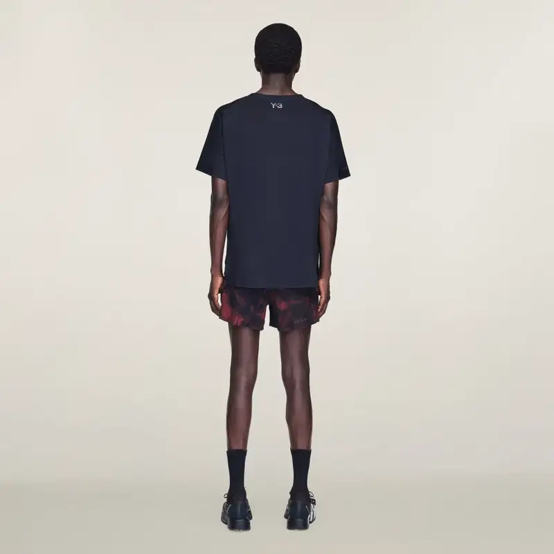 Y-3 Running Short Sleeve Tee Black miniatura 3