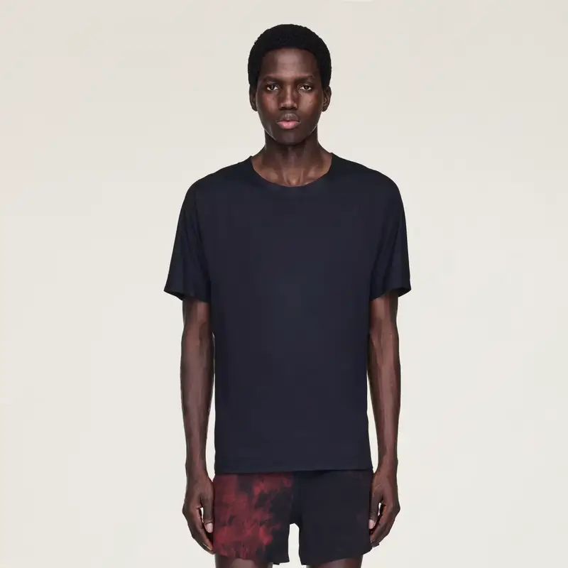 Y-3 Running Short Sleeve Tee Black