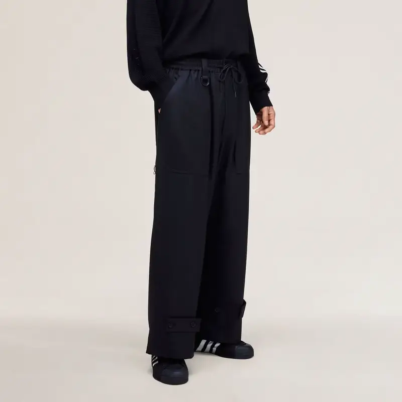 Y-3 SPORT UNIFORM WIDE LEG PANTS Black miniatura 4