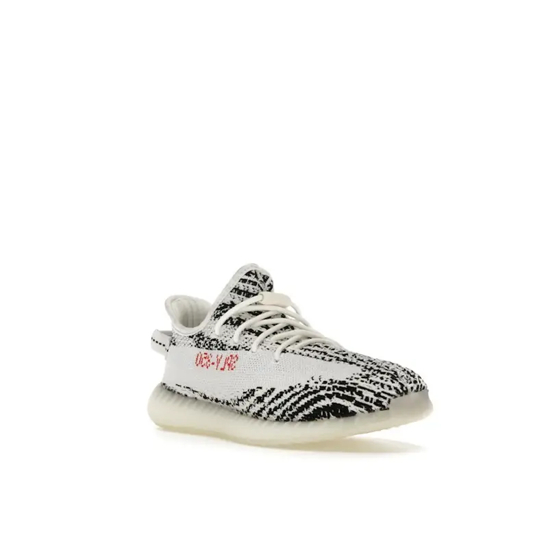 Yeezy Boost 350 V2 Bambino Zebra 2024 Sneakers Bambino Bianco Core-Black Rosso HP6592 28 miniatura 2