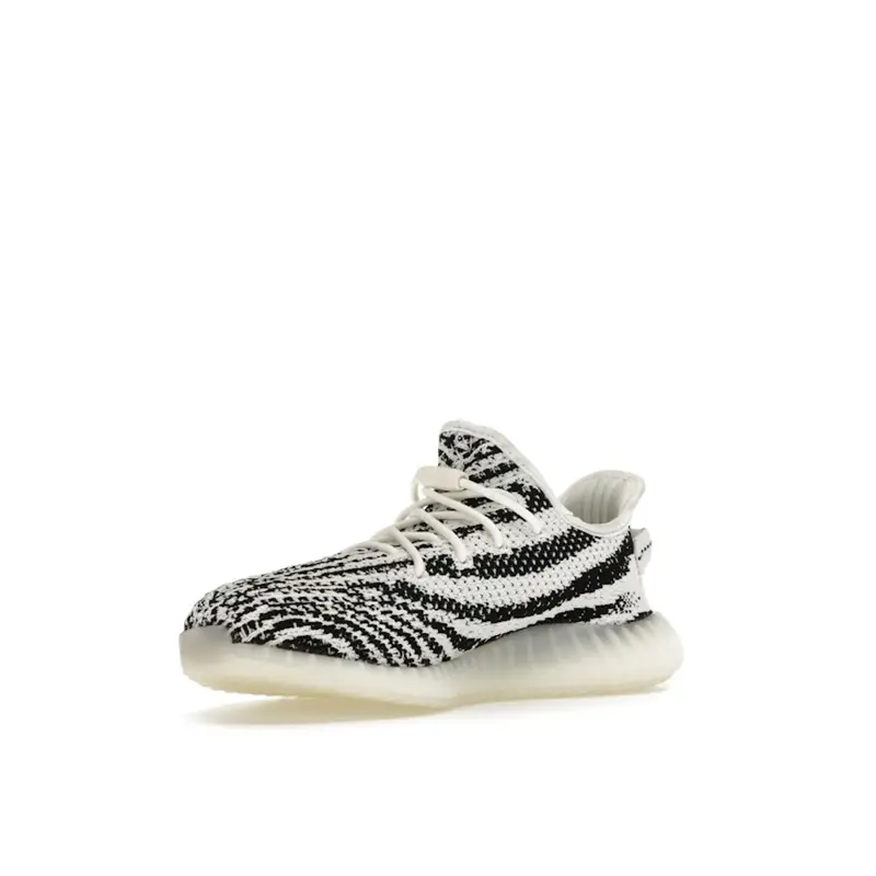 Yeezy Boost 350 V2 Bambino Zebra 2024 Sneakers Bambino Bianco Core-Black Rosso HP6592 28 miniatura 3