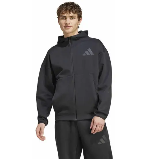 Z N E - felpa con cappuccio - uomo Black