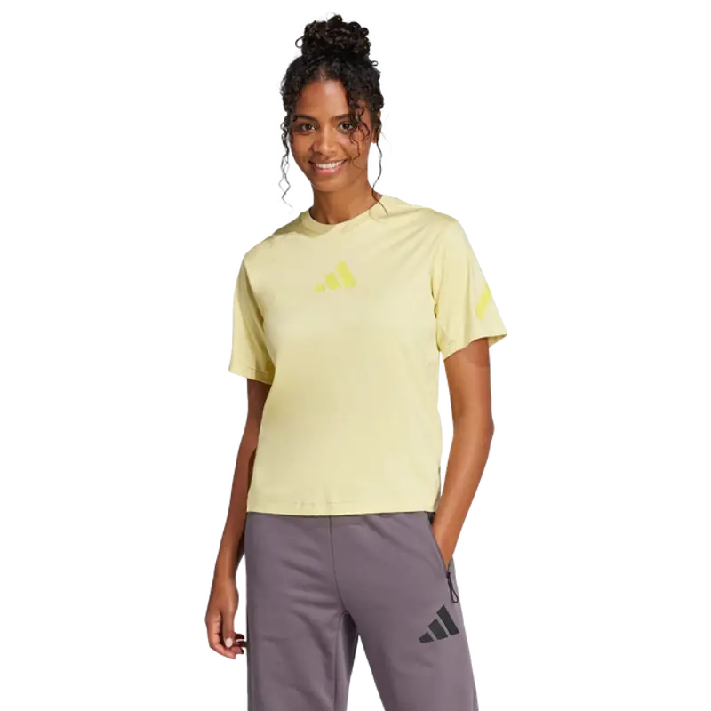 Adidas Z.n.e. female Magliette - Giallo - Jersey di cotone - Foot Locker
