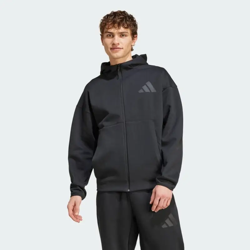 Adidas Z.n.e. Full-zip Hooded Track male Giacche - Nero - Poly Mesh - Foot Locker