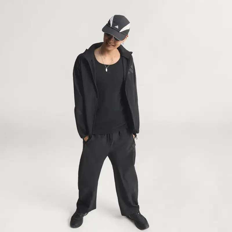 Z.N.E. GIACCA DA ALLENAMENTO IN TESSUTO Black miniatura 3