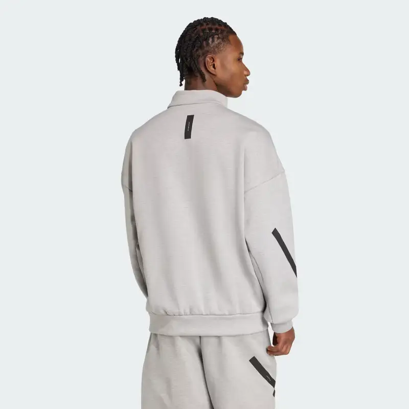 Z.N.E. Giacca da allenamento Medium Grey Heather miniatura 2