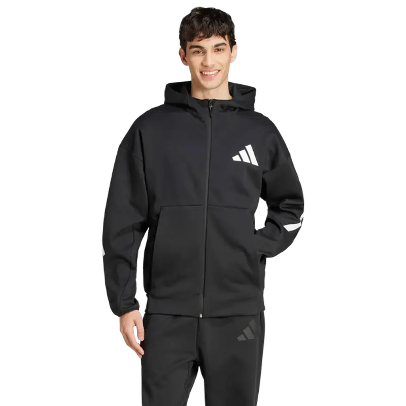 Adidas Z.n.e. male Giacche - Nero - Poly Mesh - Foot Locker