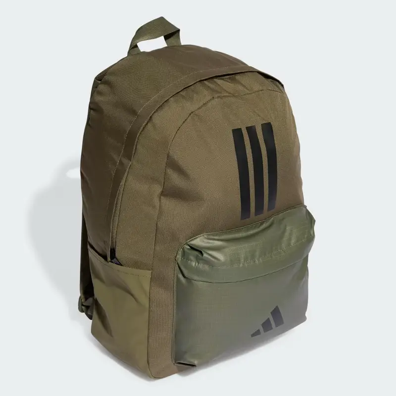 Zaino Classic Back-to-School 3-Stripes Olive Strata miniatura 2