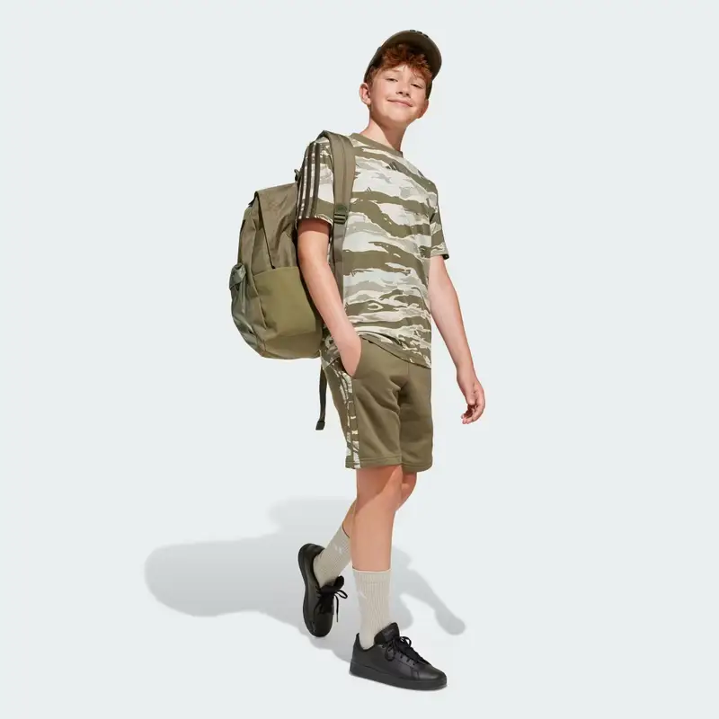 Zaino Classic Back-to-School 3-Stripes Olive Strata miniatura 3