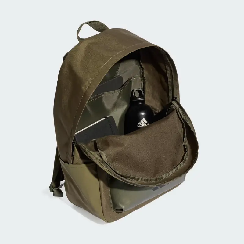 Zaino Classic Back-to-School 3-Stripes Olive Strata miniatura 4