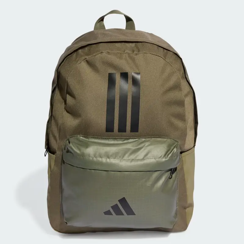 Zaino Classic Back-to-School 3-Stripes Olive Strata