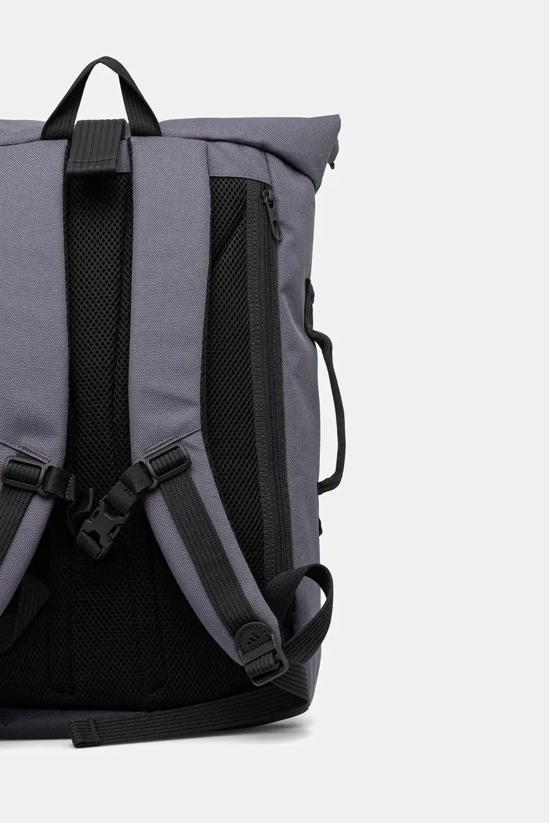 zaino colore grigio con applicazione JM5445 miniatura 3