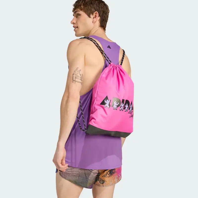 Zaino da ginnastica adidas x Jeremy Scott Lucid Fuchsia