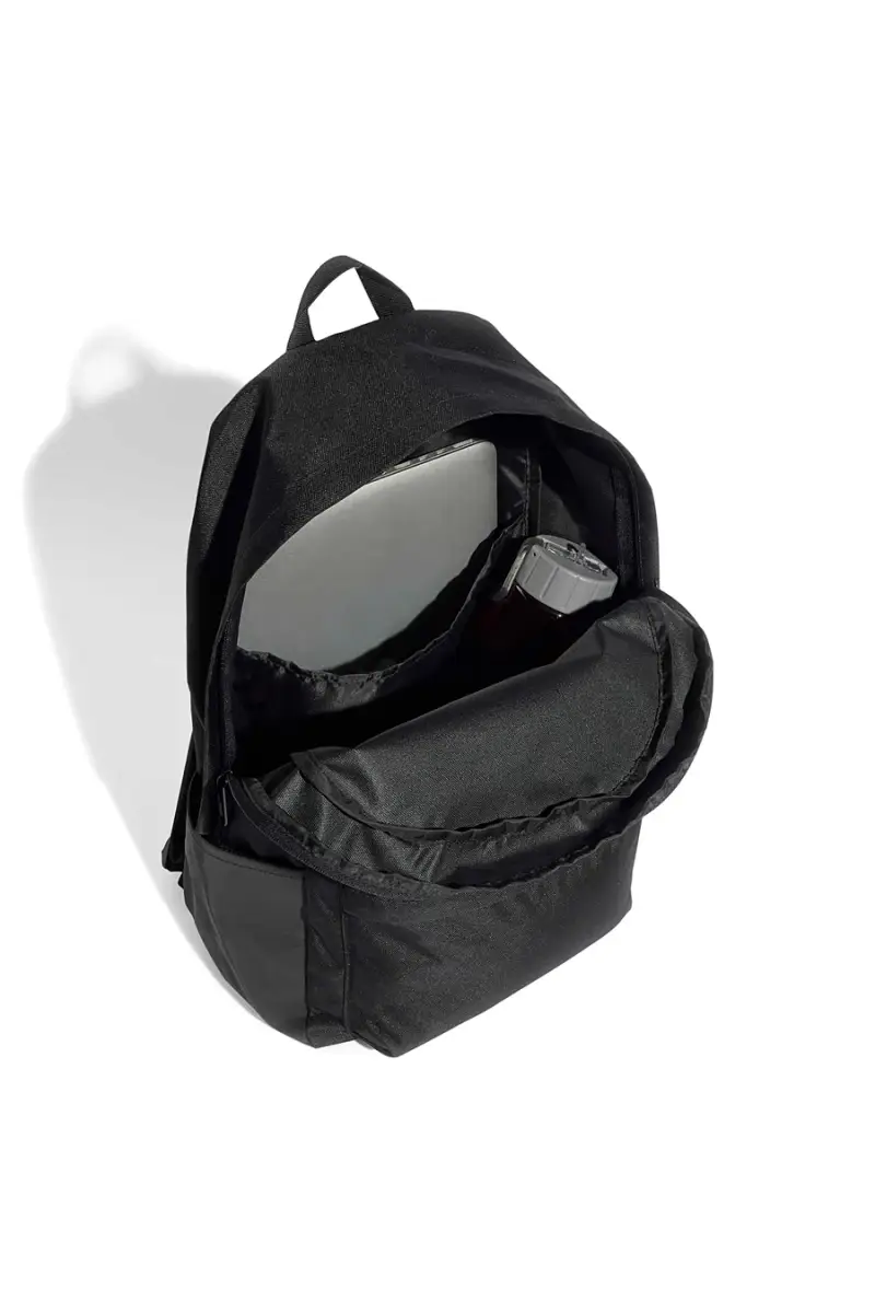 Zaino nero con logo oro e tasca porta laptop Adidas IS7048 [NERO miniatura 4