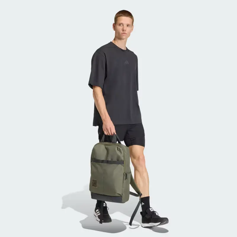 Zaino Utility Boxy adidas Olive Strata miniatura 2