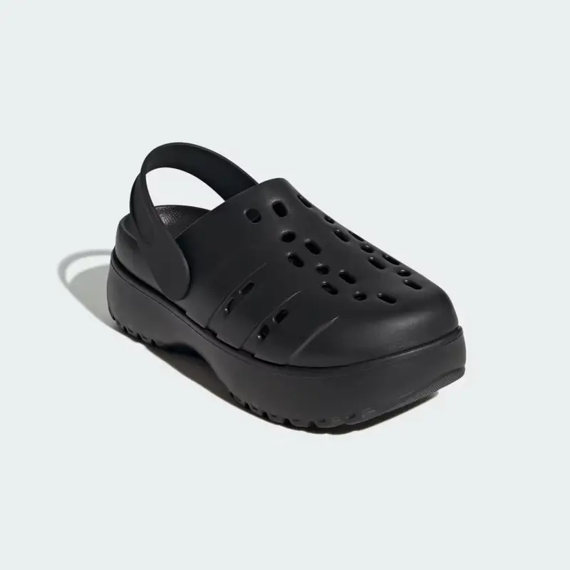 Zoccoli con piattaforma Adilette Core Black miniatura 4