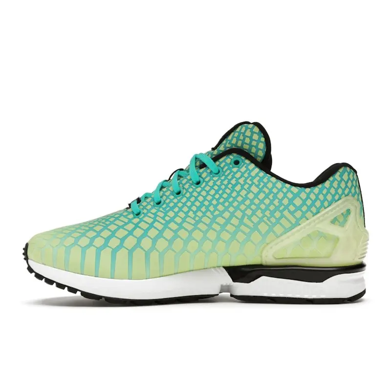 ZX Flux Xeno Giallo Ghiaccio Sneakers da Uomo Shock-Mint Bianco AQ8212 43⅓ miniatura 2
