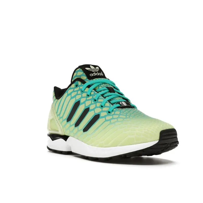 ZX Flux Xeno Giallo Ghiaccio Sneakers da Uomo Shock-Mint Bianco AQ8212 43⅓ miniatura 3