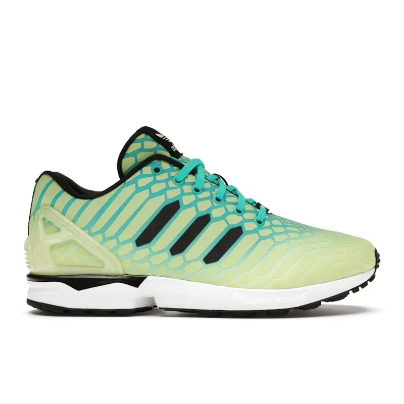 ZX Flux Xeno Giallo Ghiaccio Sneakers da Uomo Shock-Mint Bianco AQ8212 43⅓