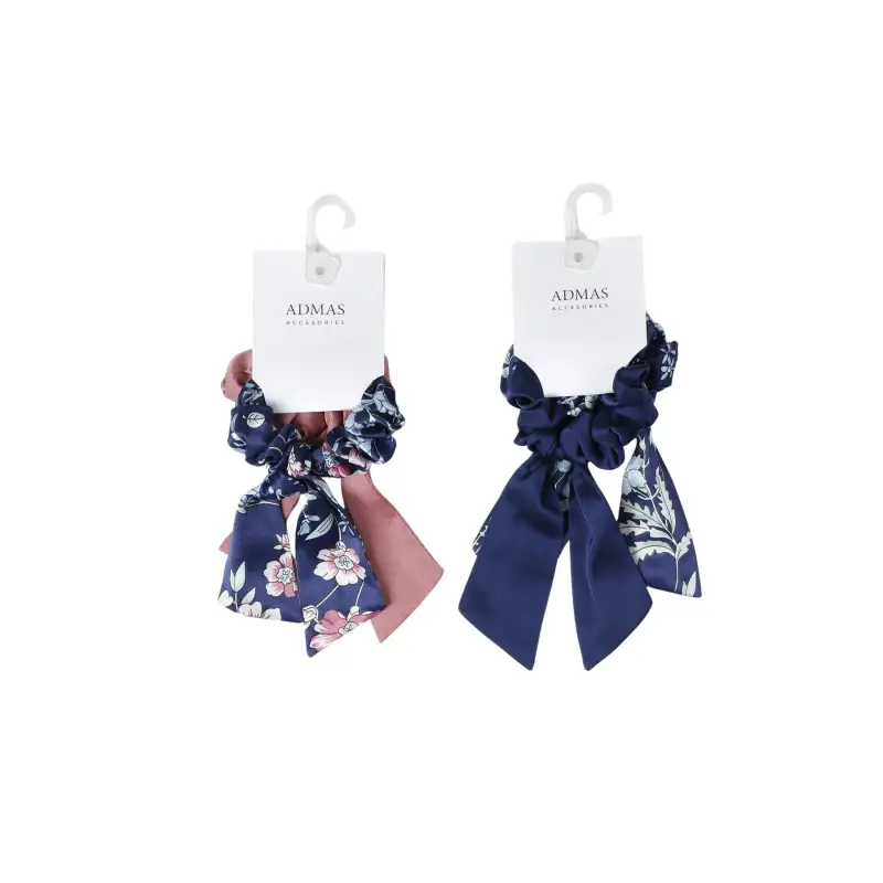 Chouchous elastici per capelli a pois da donna Admas Paradise (x12)