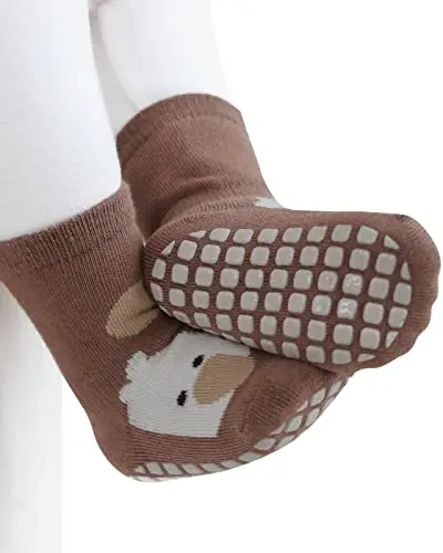 Adorel Calzini Cotone Antiscivolo Bambina Confezione da 6 pulcino dei Cartoni 0 miniatura 2