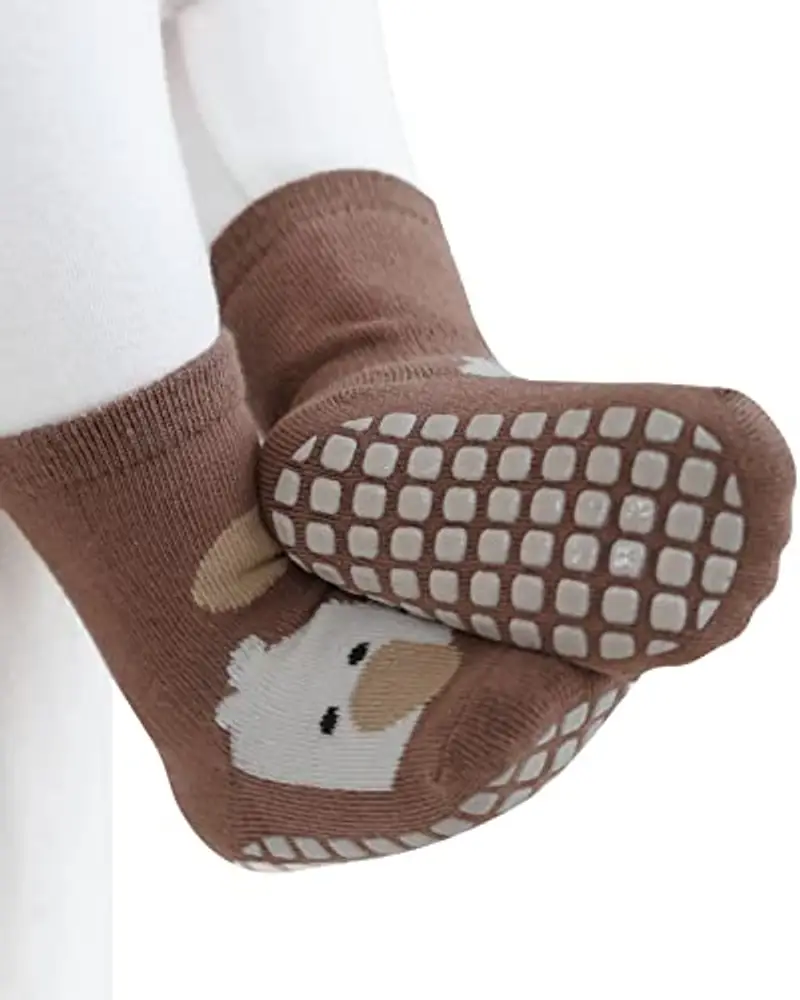 Adorel Calzini Cotone Antiscivolo Bambina Confezione da 6 pulcino dei Cartoni 1 miniatura 2