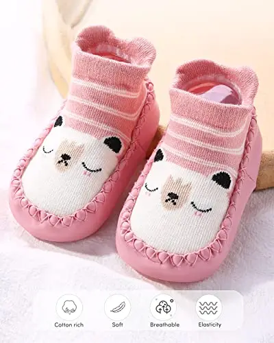 Adorel Pantofole Bambino Rosa 3516549 miniatura 2