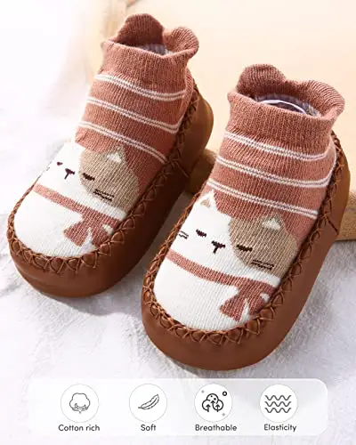 Adorel Pantofole Bambino Marrone 3516548 miniatura 2