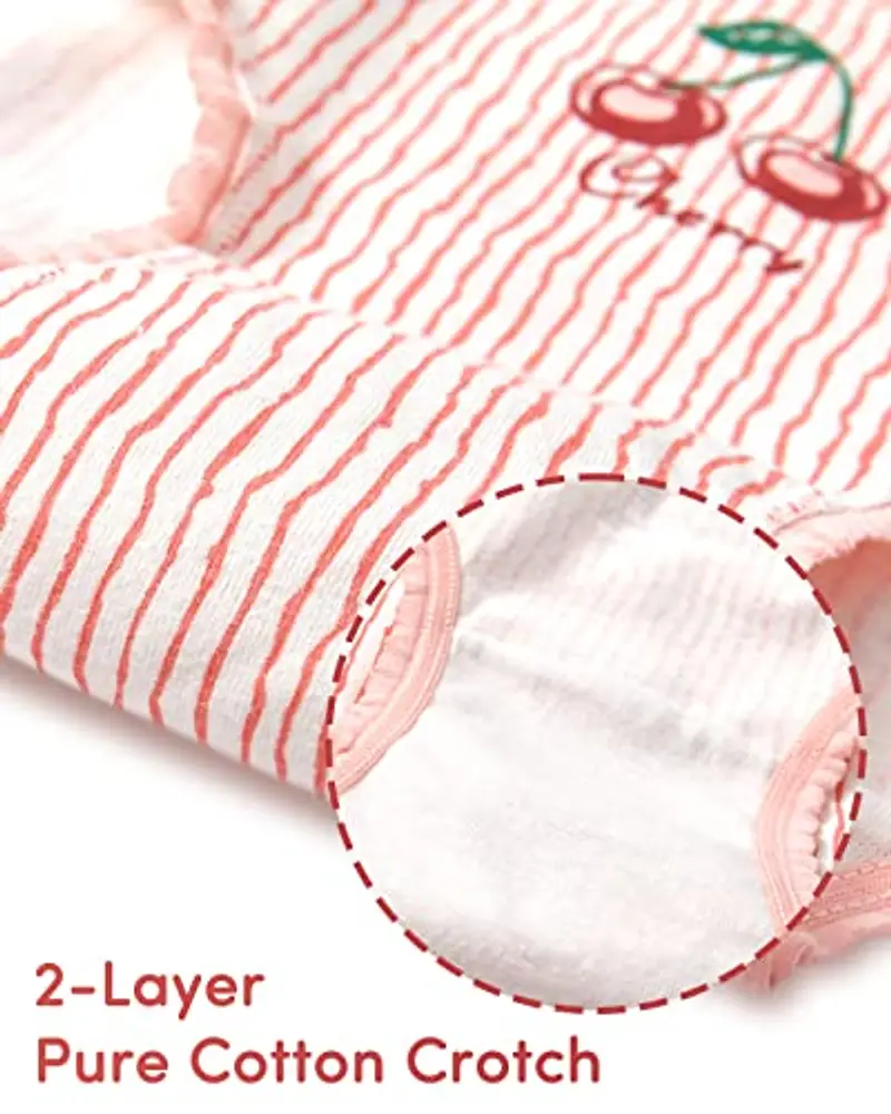 Adorel Mutande Cotone Slip Intimo Ragazza Pacco da 12 Abbellimento Rosa 11-12 Anni (Taglia del Produttore M) miniatura 3