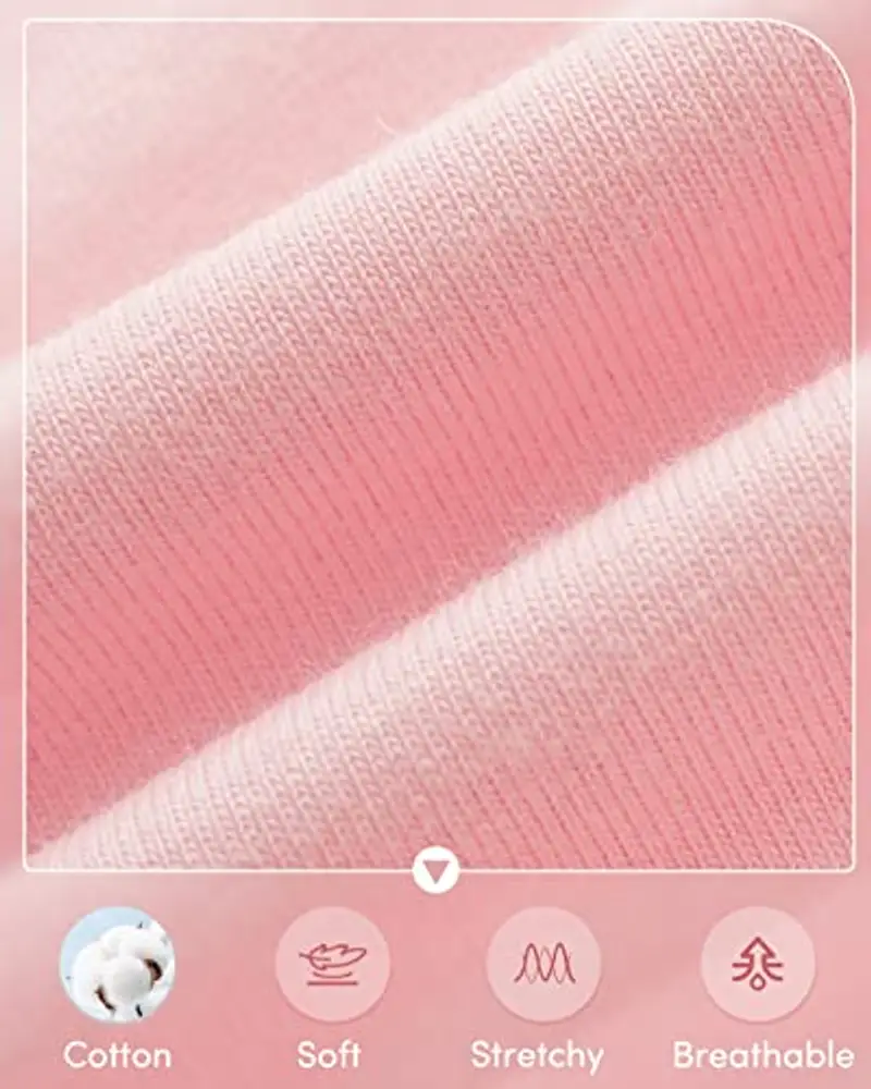 Adorel Mutande Intimo Cotone Slip Tinta Unita Ragazza Pacco da 8 Multicolore 15-17 Anni (Dimensione del Produttore XL) miniatura 3