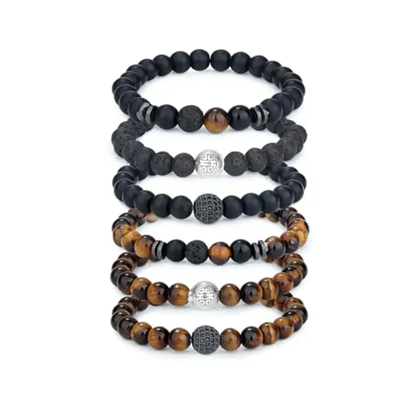 ADRAMATA Bracciali Uomo Nero 2143239