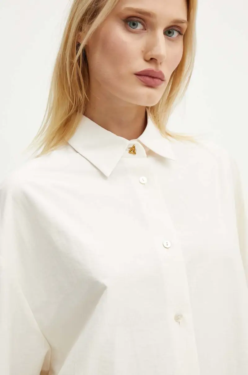 camicia Beige miniatura 4