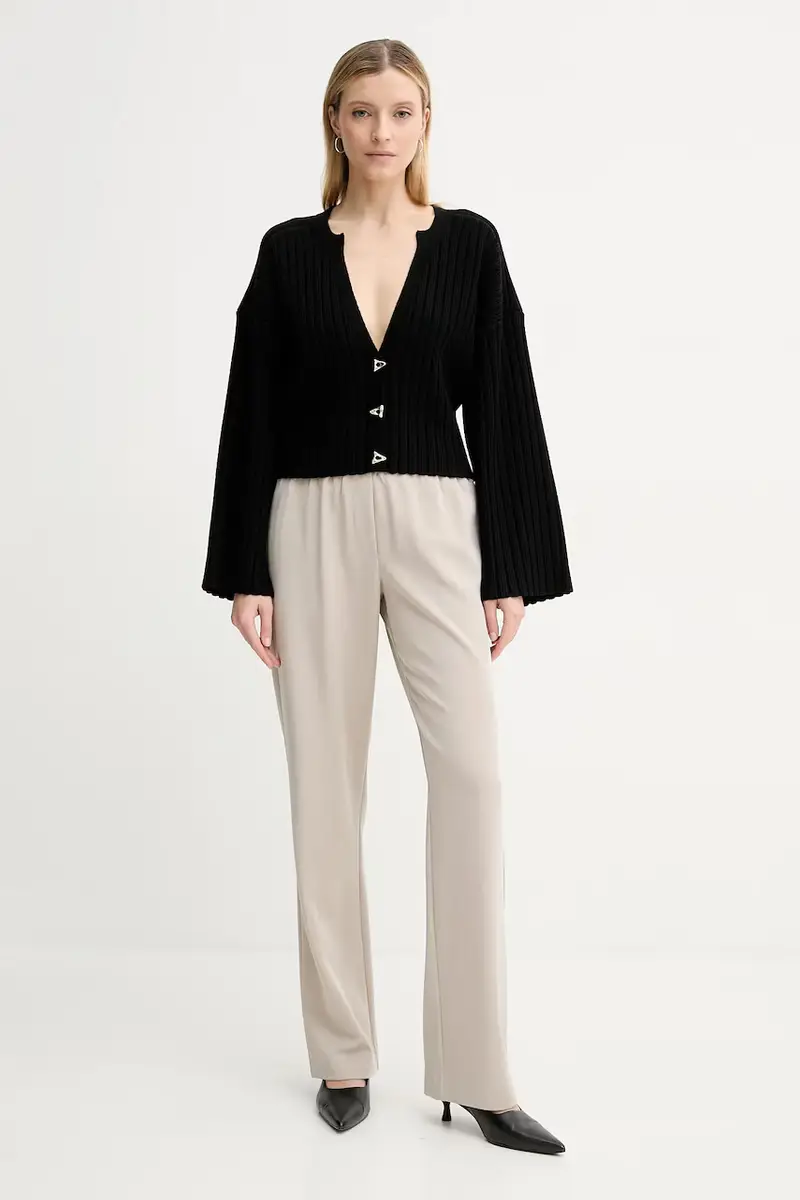 Aeron Cardigan Donna Nero 3636256 miniatura 2