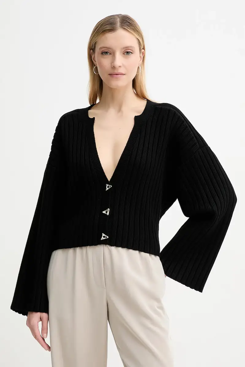 Aeron Cardigan Donna Nero 3636256