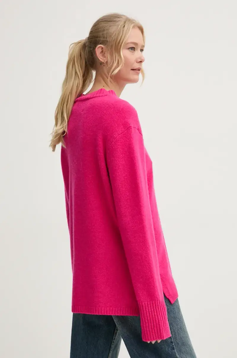 maglione in cachemirie colore rosa PU267548 miniatura 3