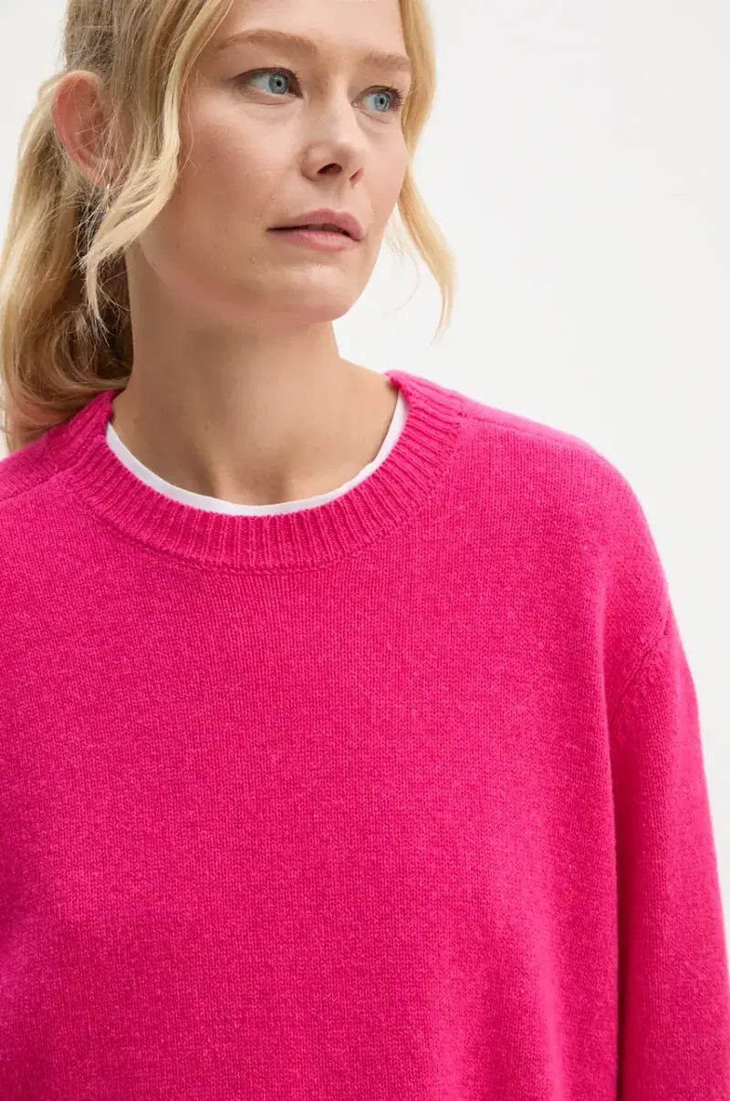 maglione in cachemirie colore rosa PU267548 miniatura 4
