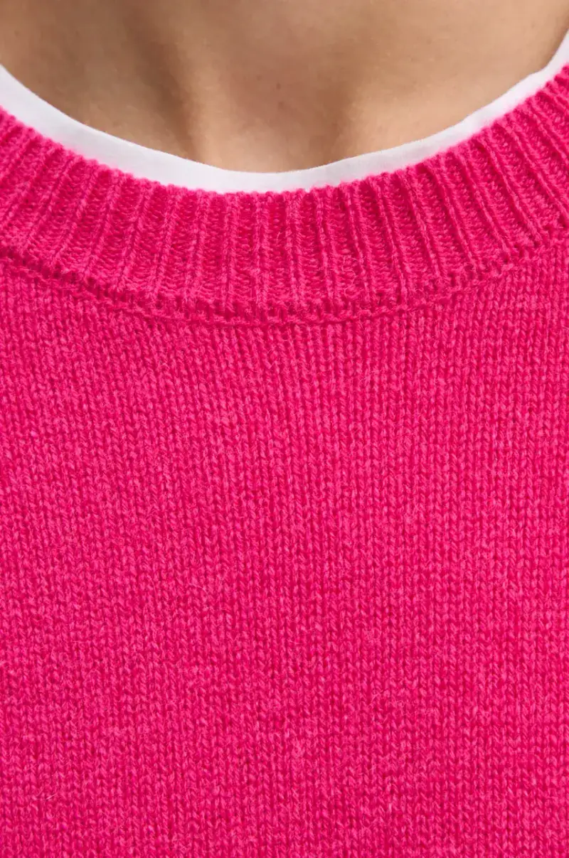 maglione in cachemirie colore rosa PU267548 miniatura 5