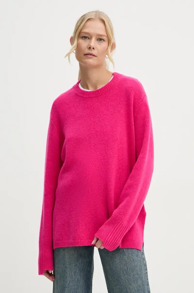maglione in cachemirie colore rosa PU267548