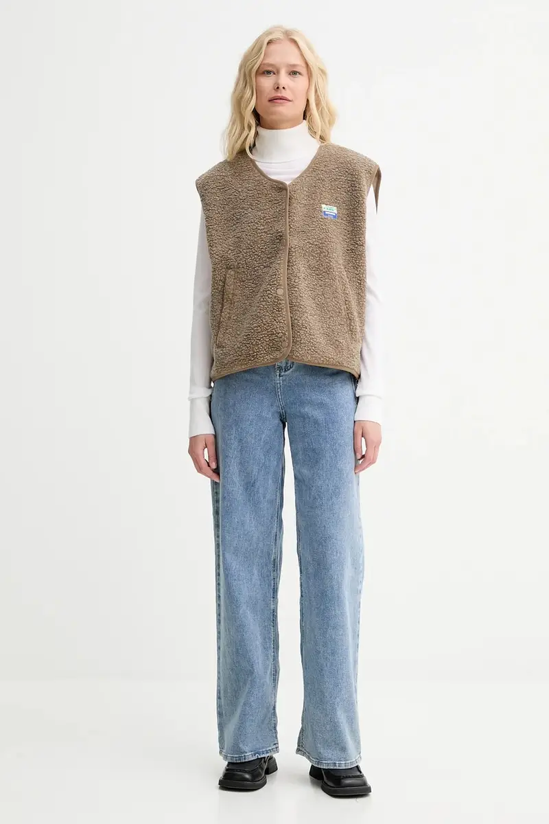 maglione in lana donna colore beige CRTO545528 miniatura 2