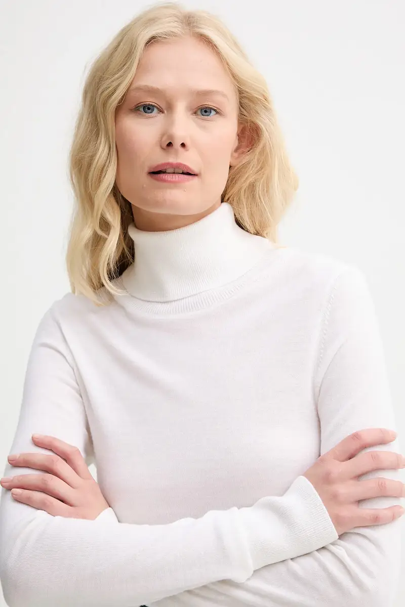 maglione in lana donna colore beige CRTO545528 miniatura 4