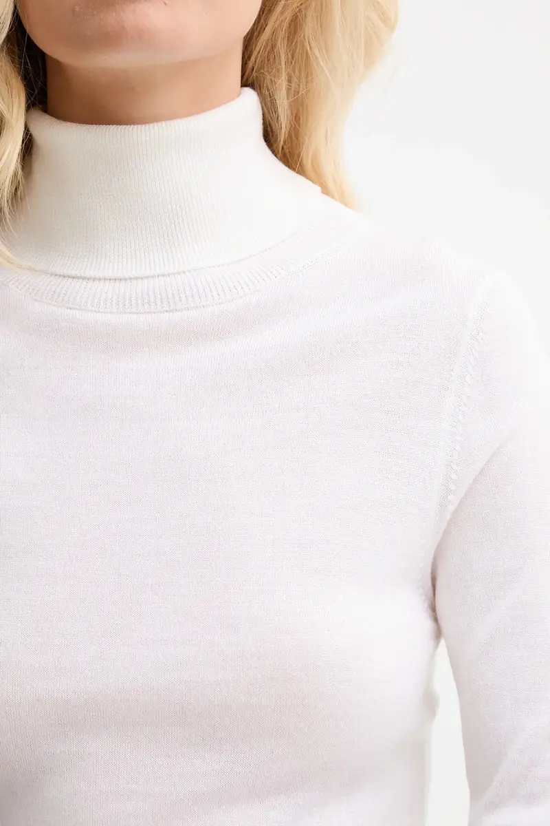 maglione in lana donna colore beige CRTO545528 miniatura 5